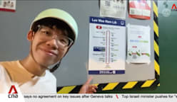 GUERRILLA WAYFINDER: 23-year-old Vareck Ng designs signs to help Singapore's commuters