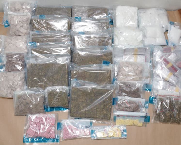 11.8kg of cannabis among S$1 million worth of drugs seized; 4 arrested