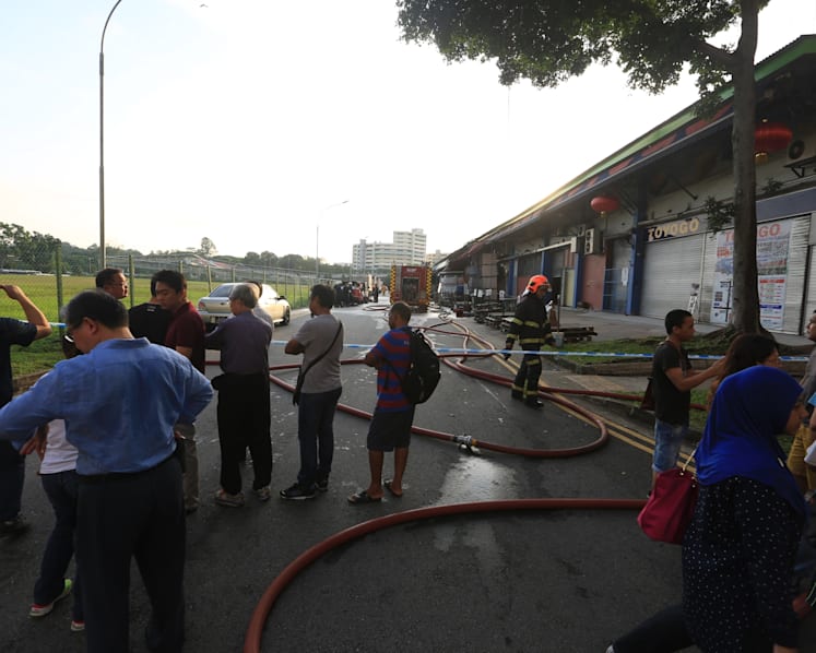 Massive fire put out at Toa Payoh Industrial Park