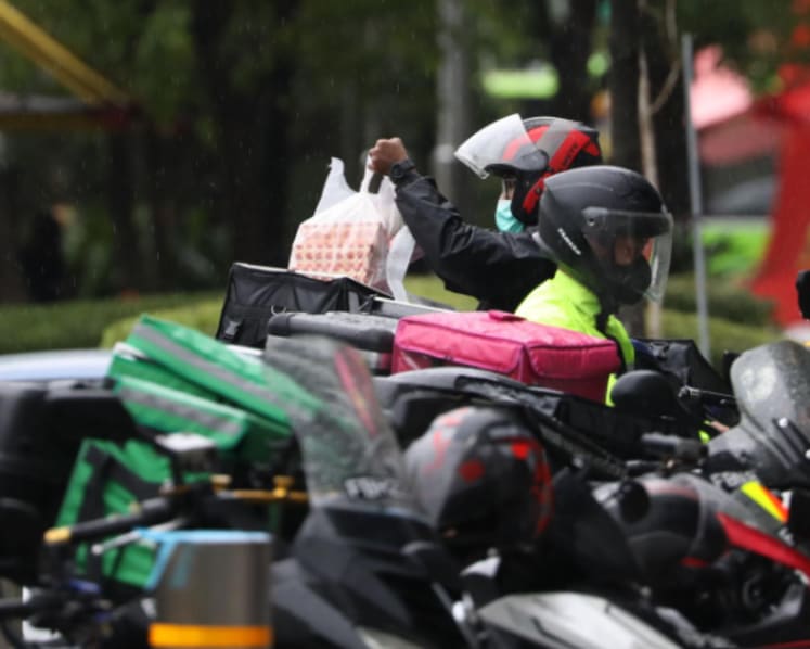 Food delivery riders question ban from passenger lifts at some CBD buildings