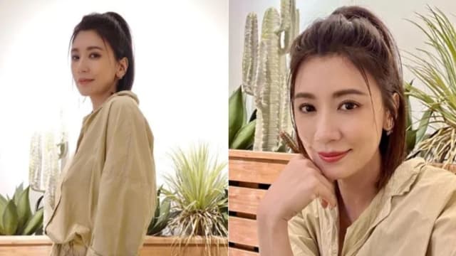 外套滑掉、内衣乍现　贾静雯再耍性感