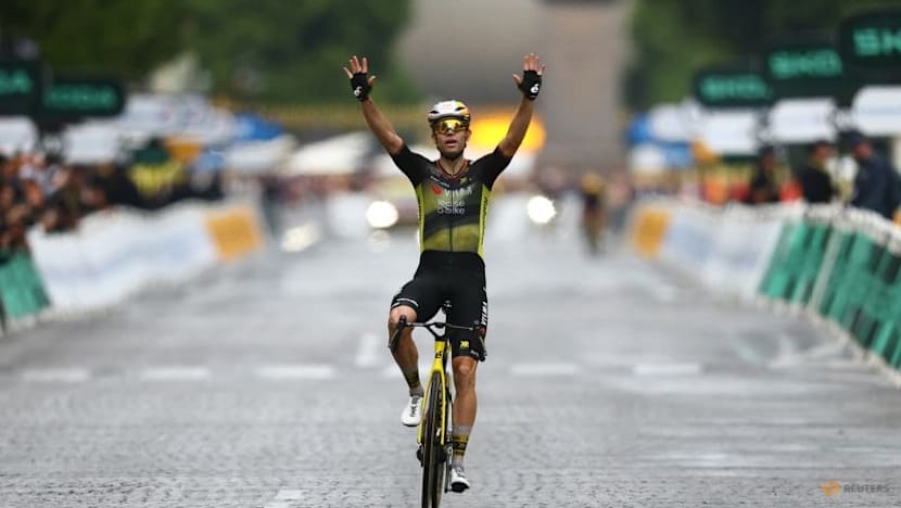 Van Aert pips Pogacar to win Paris-Roubaix