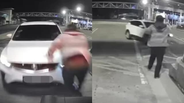 轿车受困收费站暴冲突 马国商人涉蓄意开车撞伤医生