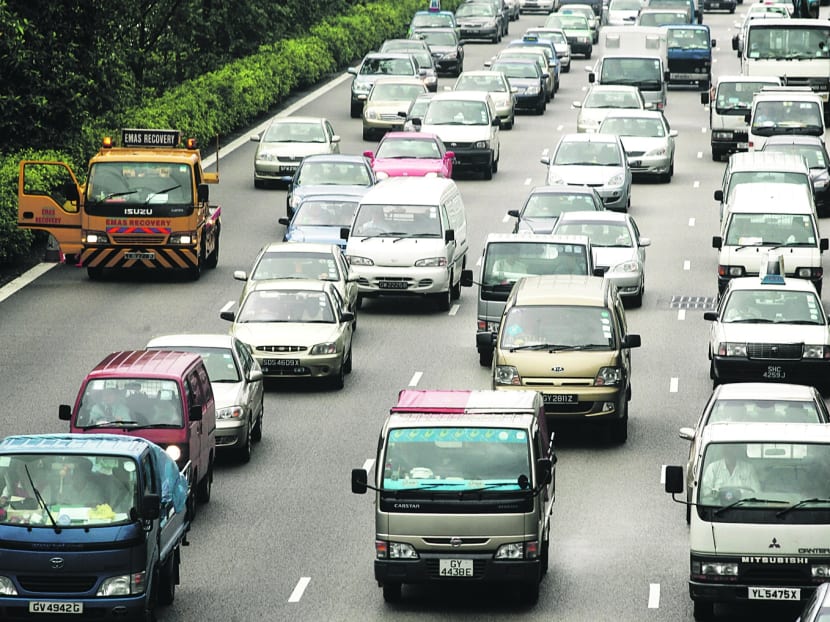 A traffic jam on the AYE. TODAY file photo