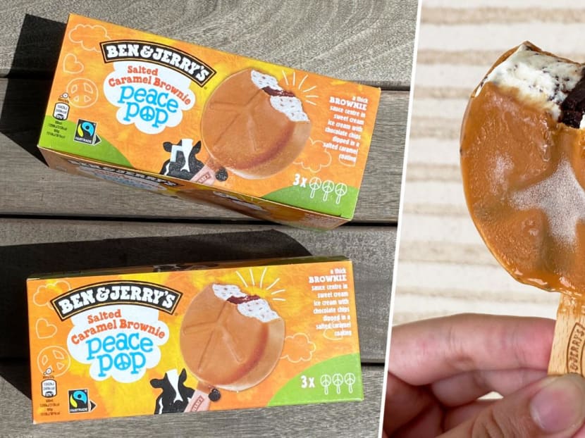 Ben & Jerry's new Salted Caramel Brownie Peace Pop taste test: Nice or not?