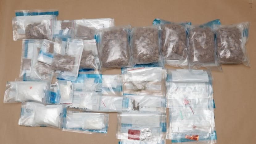 2.8kg of heroin among drugs seized in Bedok, two suspects arrested