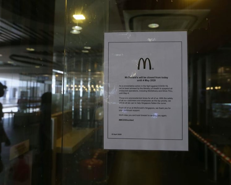 McDonald's says employees with Covid-19 manned 9 outlets; all workers to be paid during operational pause