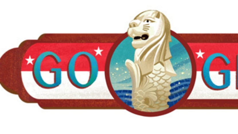 Google search celebrates Singapore’s National Day with Merlion doodle