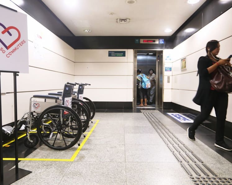 Elderly, disabled commuters get helping hand at Outram MRT