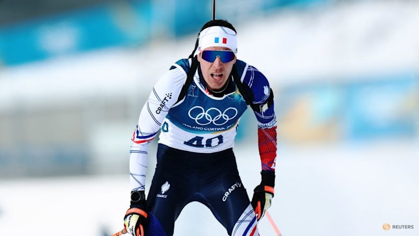 Biathlon-Fillon Maillet storms to gold for France in 'perfect race'