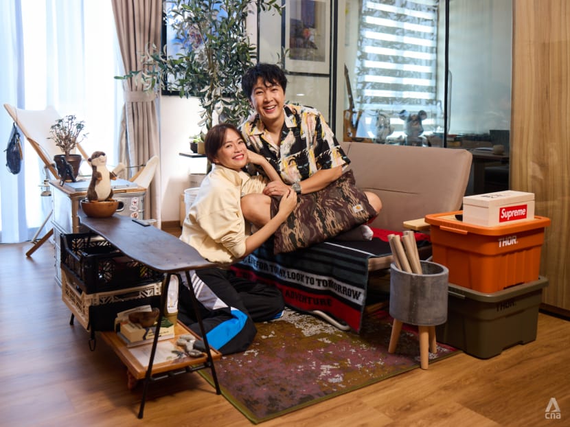 Inside Felicia Chin and Jeffrey Xu’s 4-room HDB flat, a cosy home for a celebrity couple