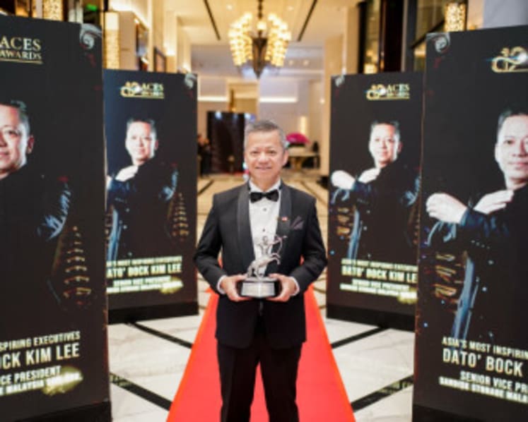 Dato' KL Bock of Sandisk triumphs, winning Asia's Most Inspiring Executives Award.
