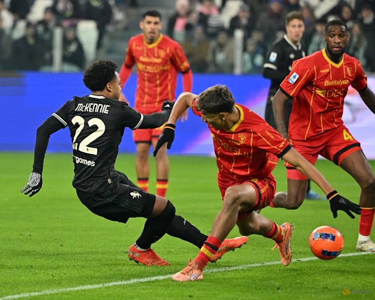 Juventus's title hopes suffer blow in 1-1 draw with struggling Lecce