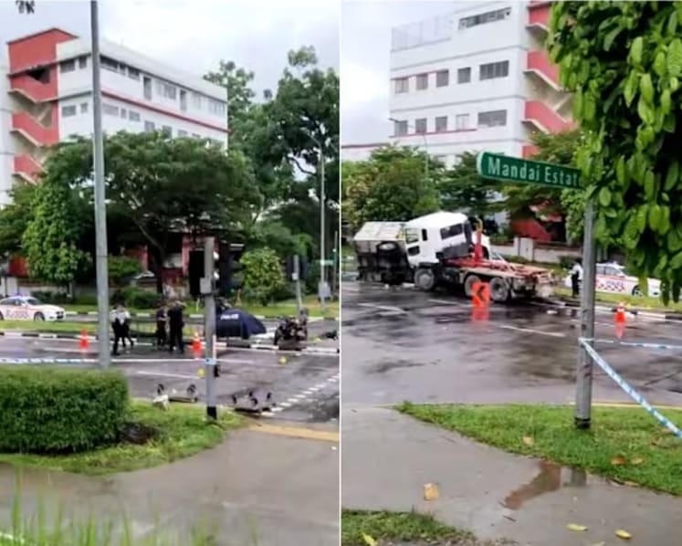 Truck driver arrested after motorcyclist killed in 7-vehicle accident in Sungei Kadut