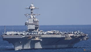 Two US sailors injured after non-combat fire aboard carrier in Red Sea