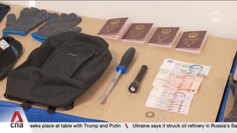 Four Chinese nationals charged with possessing housebreaking tools; suspected link to foreign syndic