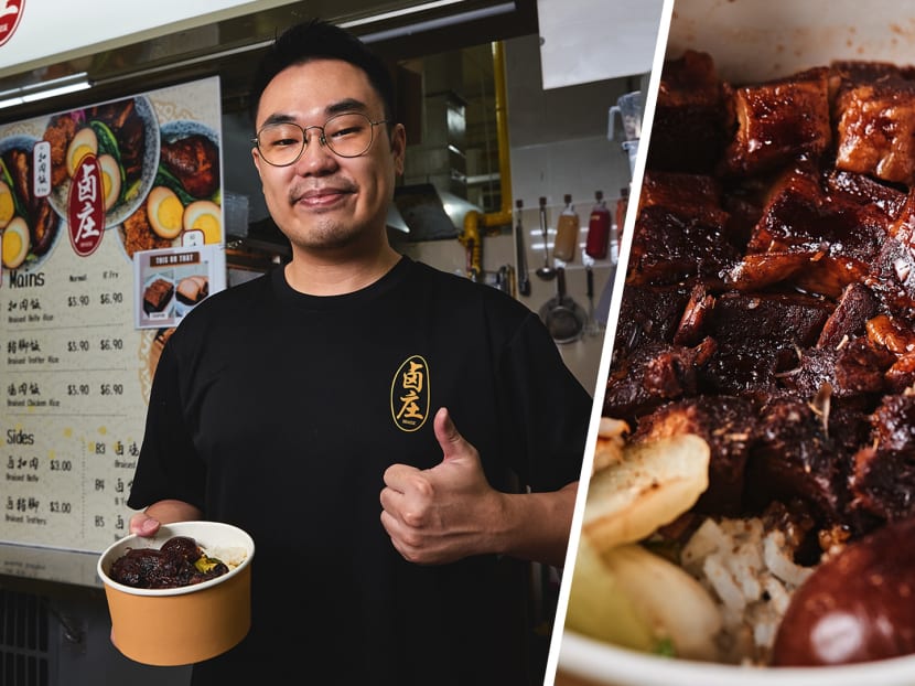 Decadent Pork Belly Rice & Deep-Fried Lor Bak By SIA Steward Turned Hawker Decadent Pork Belly Rice & Deep-Fried Lor Bak By SIA Steward Turned Hawker