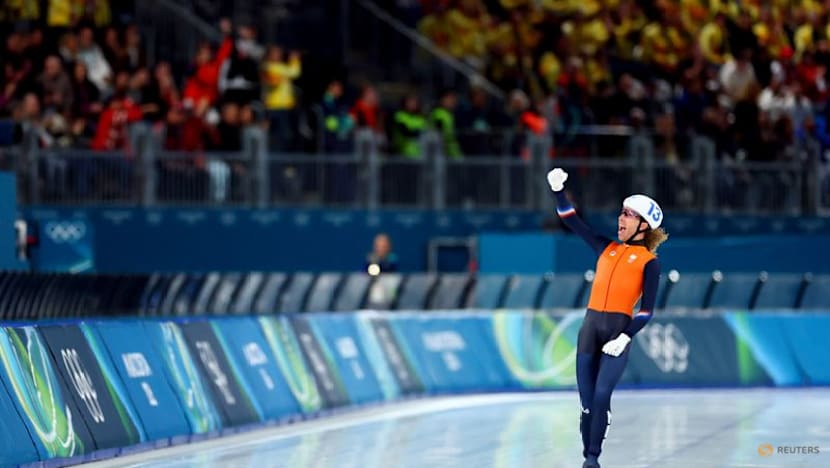 Speed skating-Timeless Bergsma 'not done yet' after striking gold at 40 in Milano Cortina