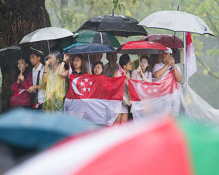 Tens of thousands line entire procession route to say goodbye