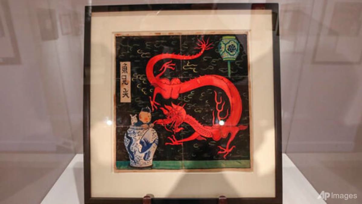 Rare Tintin comic book art expected to sell for millions at Paris auction -  CNA Lifestyle