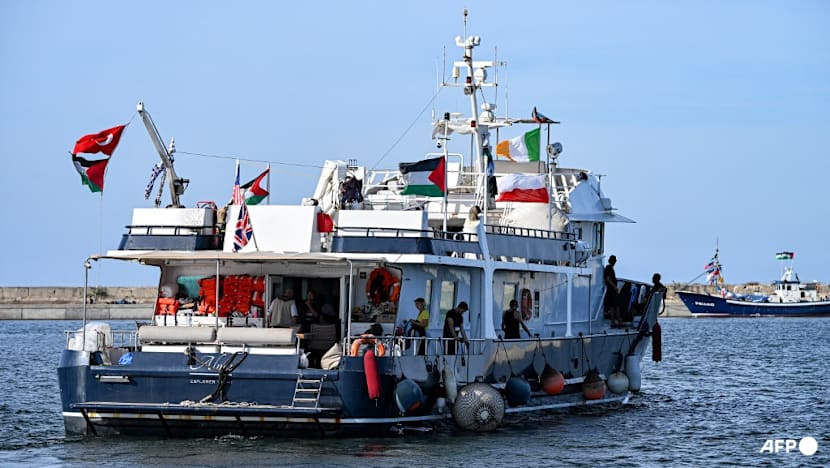 Gaza aid flotilla carrying Greta Thunberg departs Tunisia