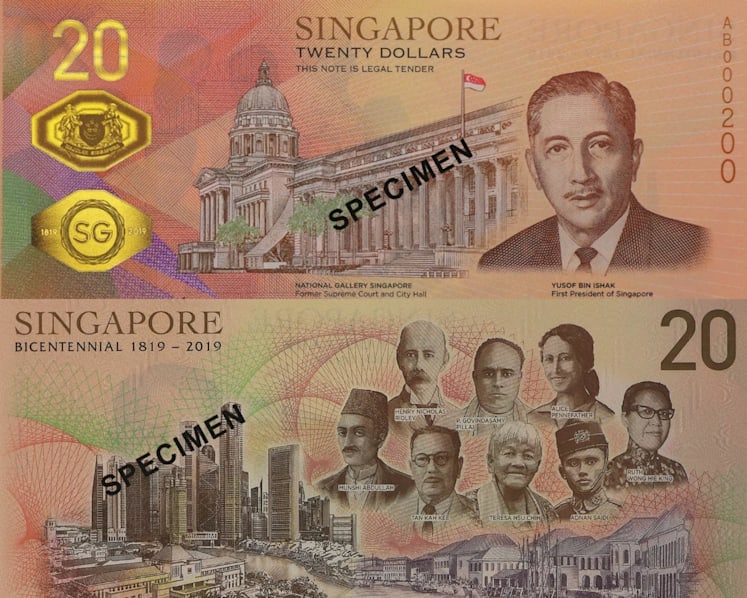 Online application opens for second batch of bicentennial S$20 notes