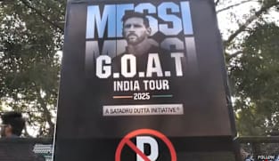 Argentinian football legend continues Greatest of All Time tour in India