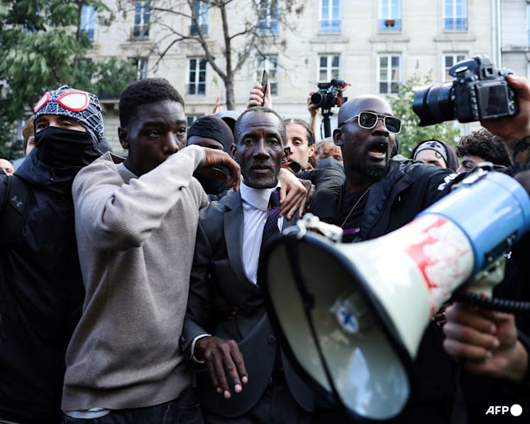 French mayor caught in viral video clash says student protesters 'could be my children'