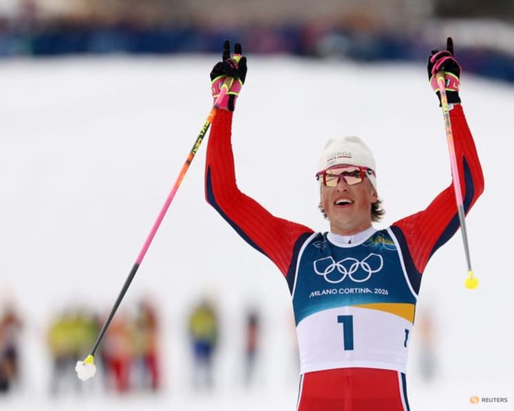 Crosscountry-'King Klaebo' wins 50km classic to clinch record sixth Milano Cortina gold