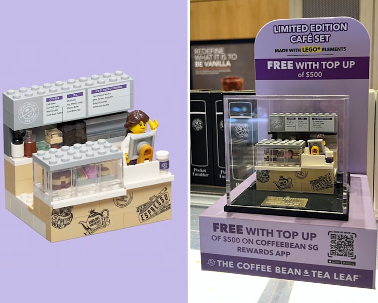 #trending: S$500 top-up for a Lego set? Netizens shocked by The Coffee Bean and Tea Leaf's promotion