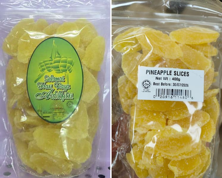 SFA recalls dried pineapple slices over presence of undeclared allergen