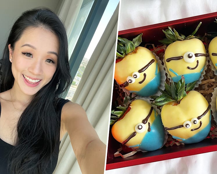 Psychology grad sells chocolate strawberries disguised as cute Minions and sexy butts 