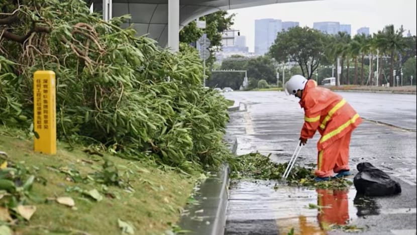 Taufan Noul cetus hujan lebat, banjir di selatan China