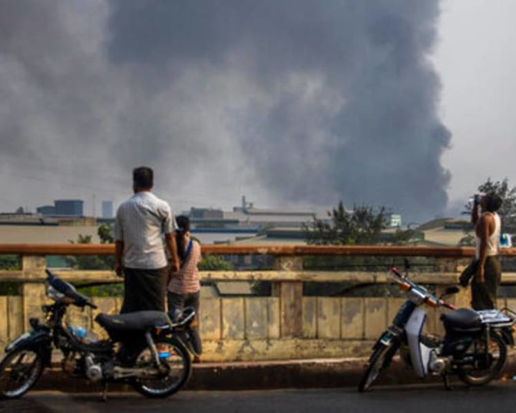 Myanmar factory attacks put focus on Chinese influence