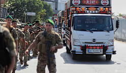 Palestinian factions in Lebanon hand over truckloads of weapons from largest refugee camp