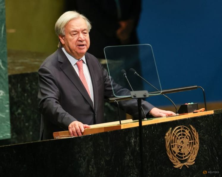 UN chief calls for AI curbs and end to wars in his last assembly address