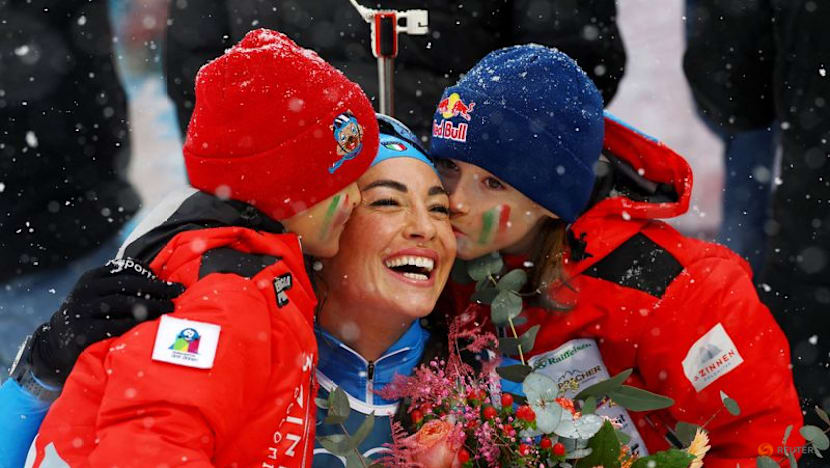 Biathlon-Italy's Wierer brings down curtain on career with last hurrah