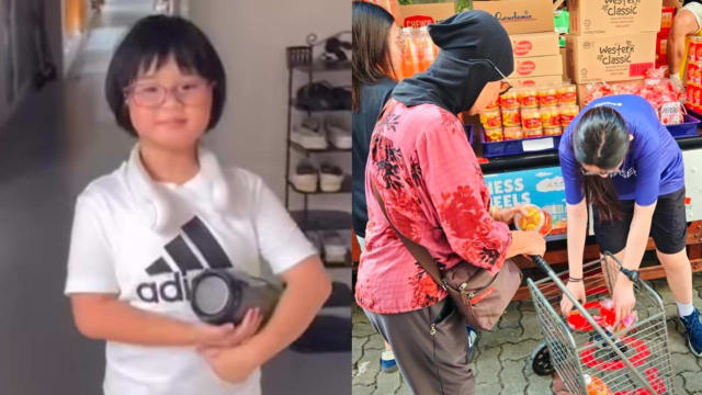 年纪小爱心满！淡滨尼小小志愿者邀请租赁组屋居民买折扣日用品