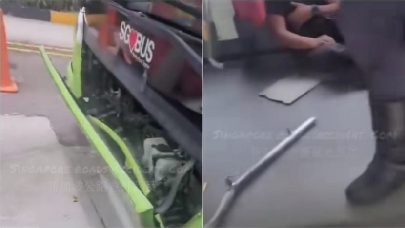 21 taken to hospital after bus hits road blocker at Changi Airport Terminal 3 21 taken to hospital after bus hits road blocker at Changi Airport Terminal 3