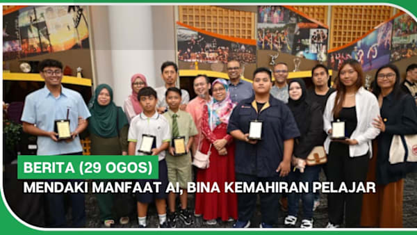 BERITA (29 Ogos) | MENDAKI manfaat AI, bina kemahiran pelajar