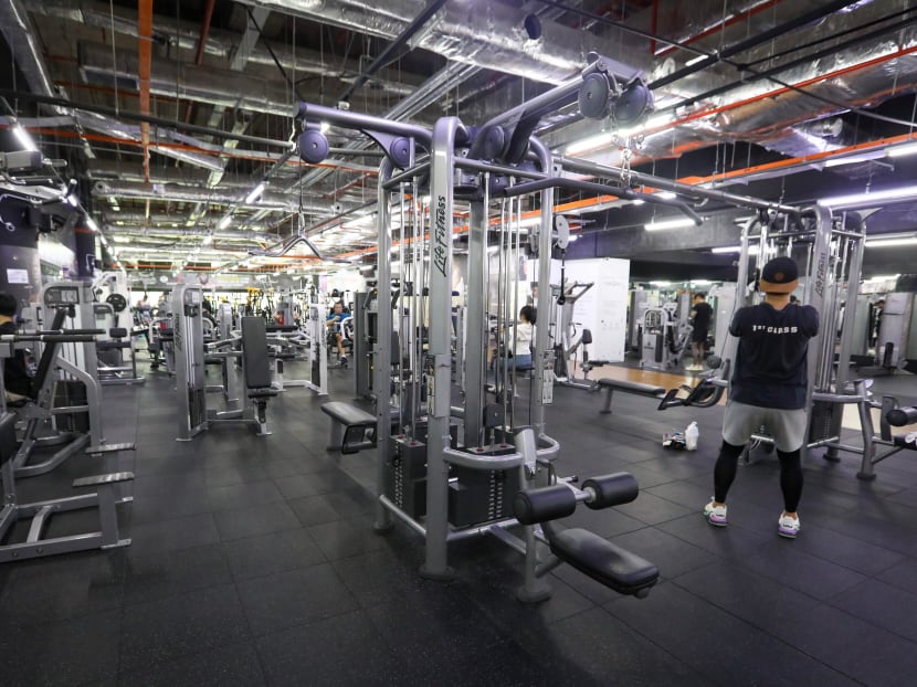 There must be safe distancing of at least 2m between individuals and 3m between groups for all activities in gyms and fitness studios, the Ministry of Health said. There must be safe distancing of at least 2m between individuals and 3m between groups for all activities in gyms and fitness studios, the Ministry of Health said.