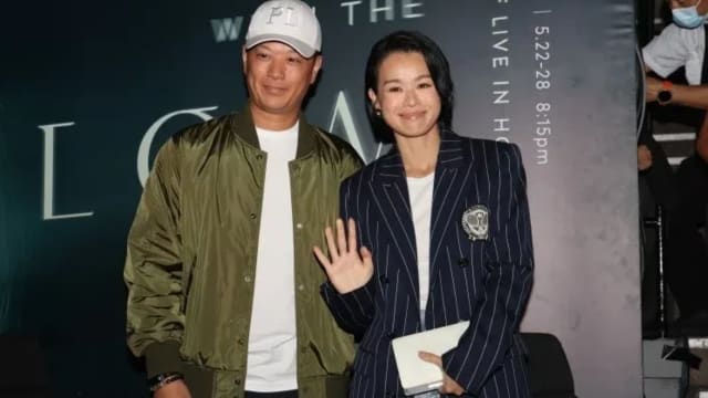 胡杏儿与老公出席林峯演唱会，两人全程零交流？