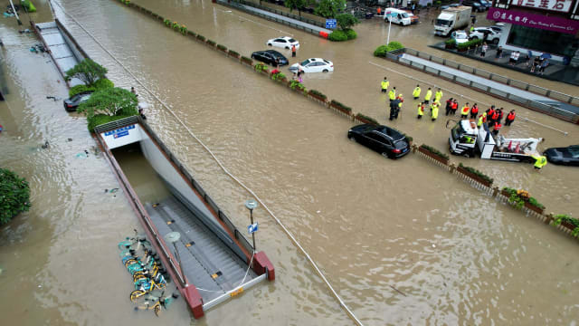 台风杜苏芮过境 福建全省暴雨莆田变水城