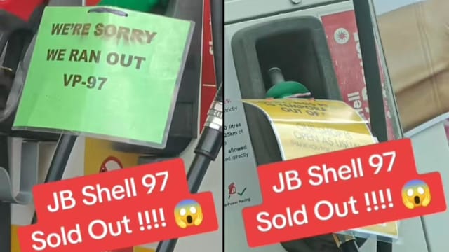 新山油站97汽油短缺？狮城客改添更贵汽油