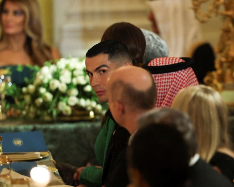 Ronaldo attends White House meeting between Trump and Saudi crown prince