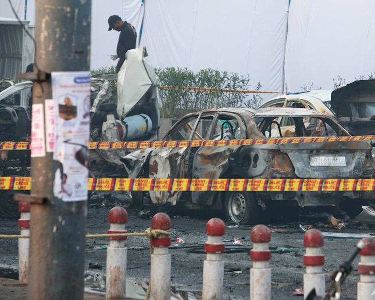 Delhi police say car blast being probed under anti-terrorism law 
