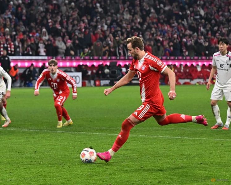 Bayern need late Kane penalty to rescue 2-2 home draw against strugglers Mainz