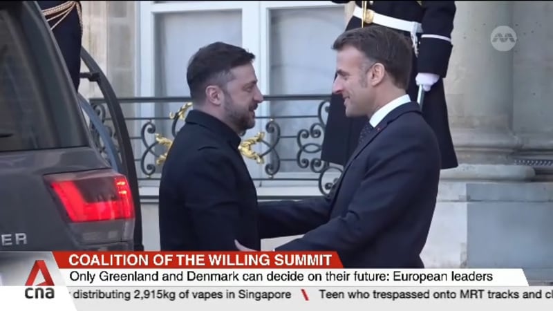 Trump's Greenland annexation threats overshadow Ukraine talks in Paris