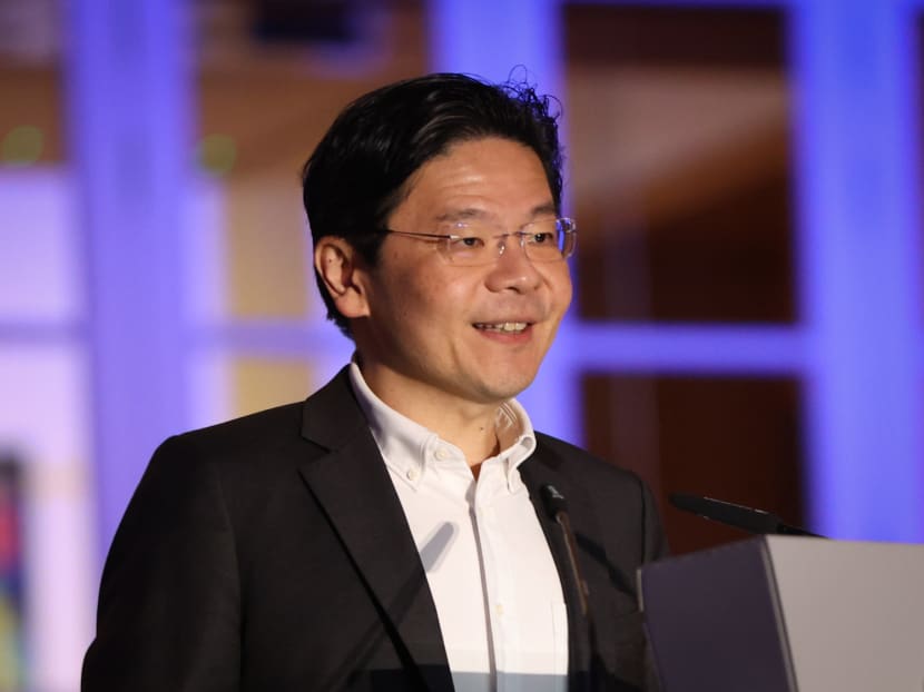 Deputy Prime Minister Lawrence Wong speaking at the Singapore Conference on artificial intelligence at The National Gallery on Dec 4, 2023. Deputy Prime Minister Lawrence Wong speaking at the Singapore Conference on artificial intelligence at The National Gallery on Dec 4, 2023.