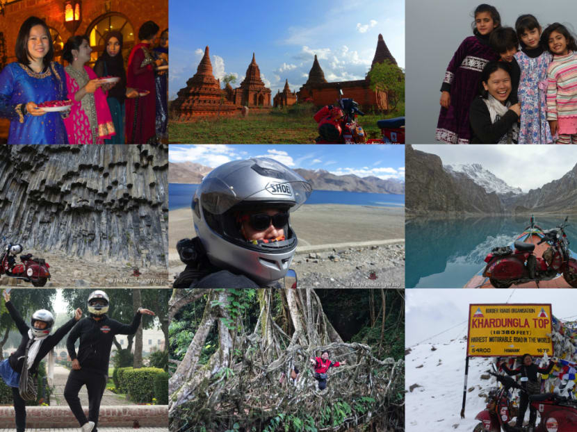 Around the world on a Vespa. Photos: Juvena Huang/The Wandering Wasp